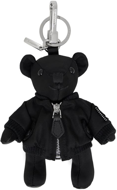 burberry london leather jacket bear keychain|burberry keychain wallet.